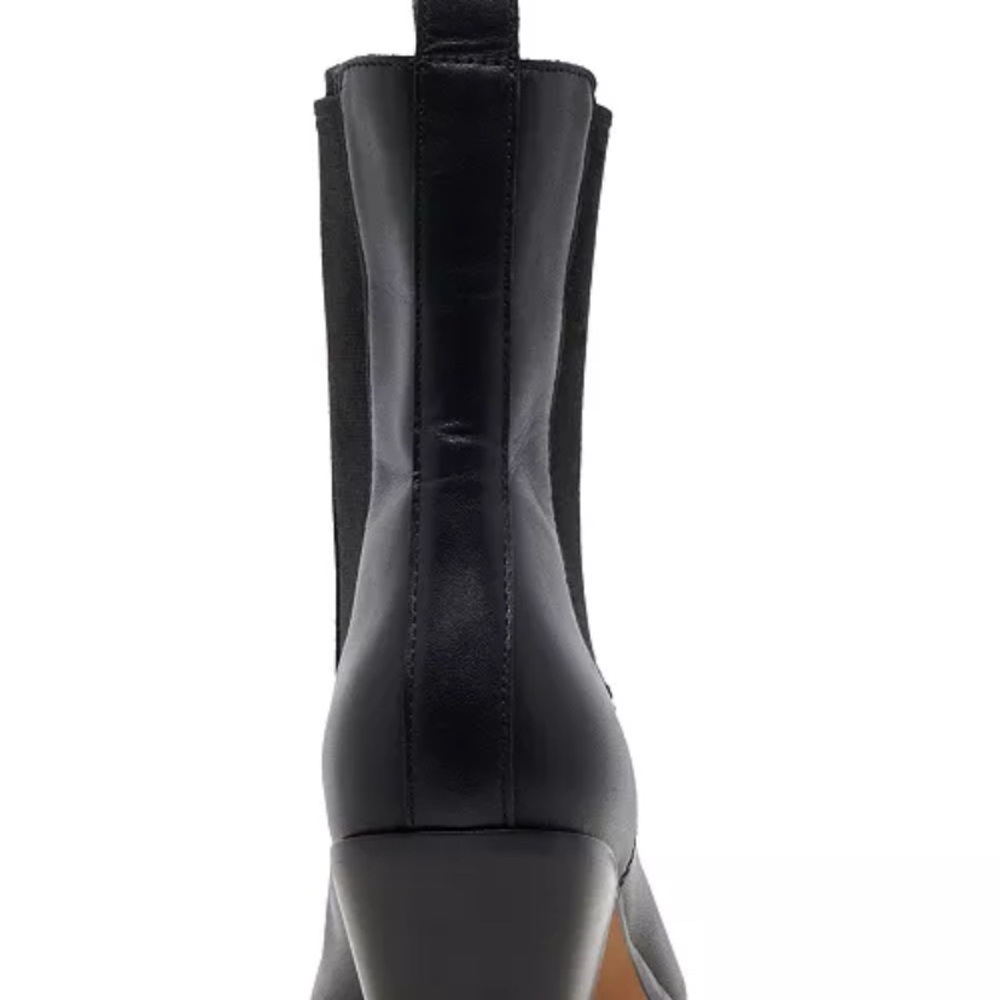 Dolce Vita Black Heeled Boots - Picture 4 of 8